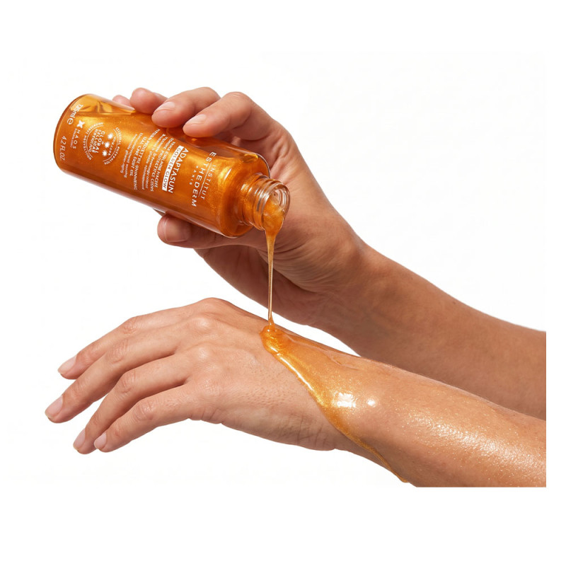 Олія Golden Glow захисна з шиммером для засмаги, 125 мл