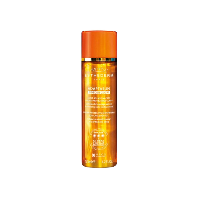 Олія Golden Glow захисна з шиммером для засмаги, 125 мл